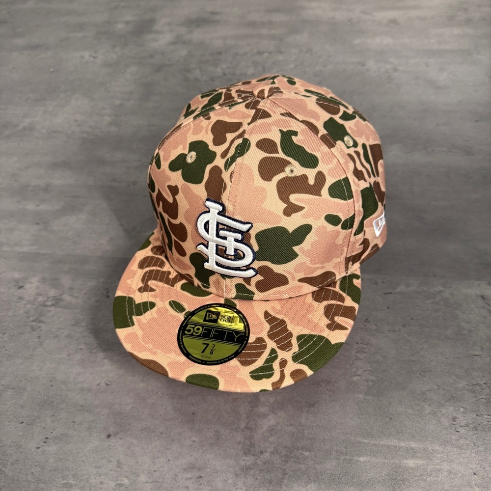 New Era St. Louis Cardinals Hat 7 7/8 Duck Camo 2011 World Series 59FIFTY Fitted